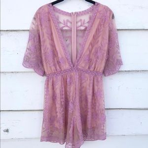 Bohemian Floral Romper